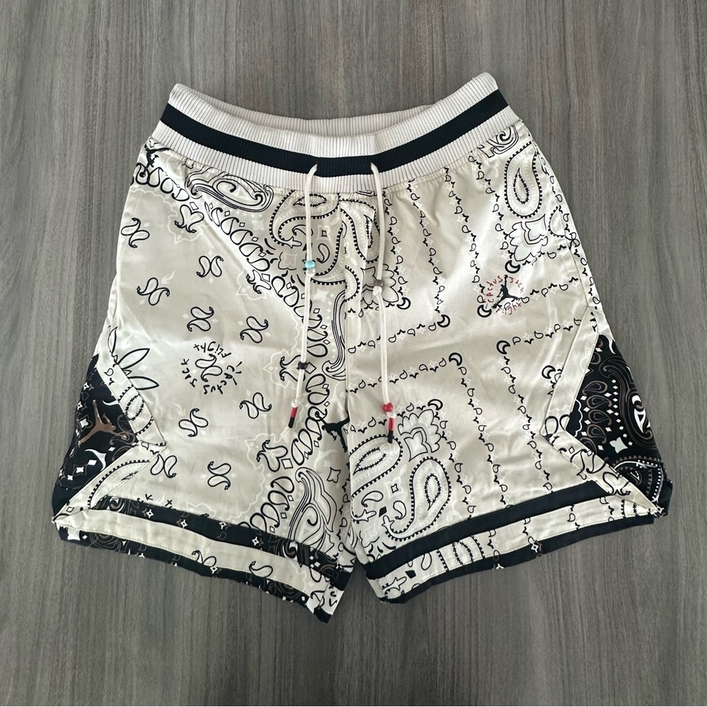 Travis Scott x Jordan Paisley Shorts